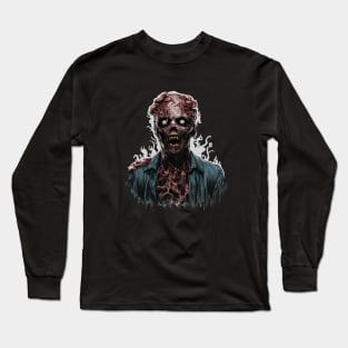 Zombie Infested With Fungi Long Sleeve T-Shirt